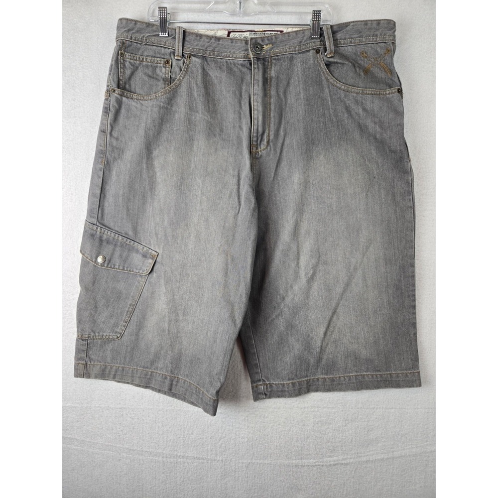 Artful Dodger Mens Denim Shorts Jeans Size 40 Cotton Gray